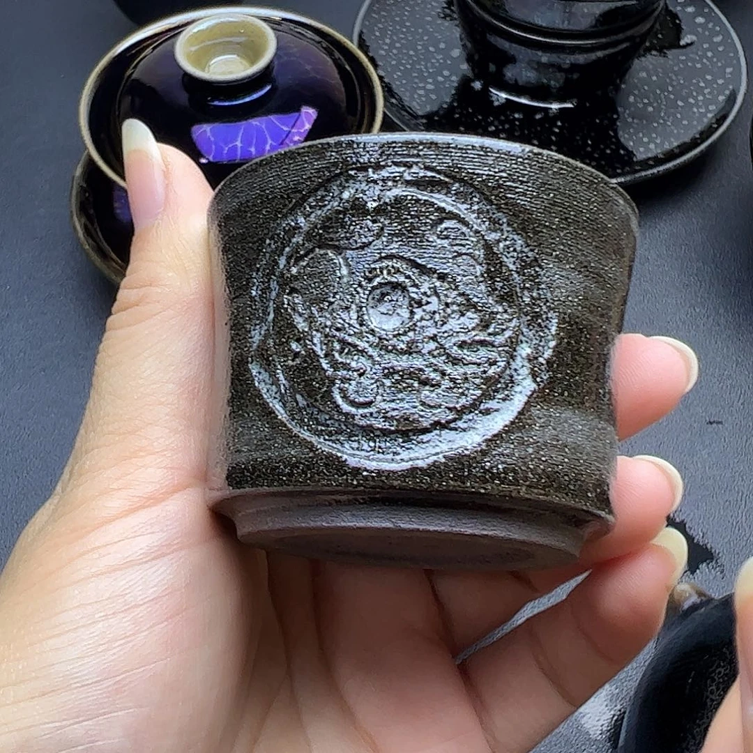 茶盏建窑建盏主人杯