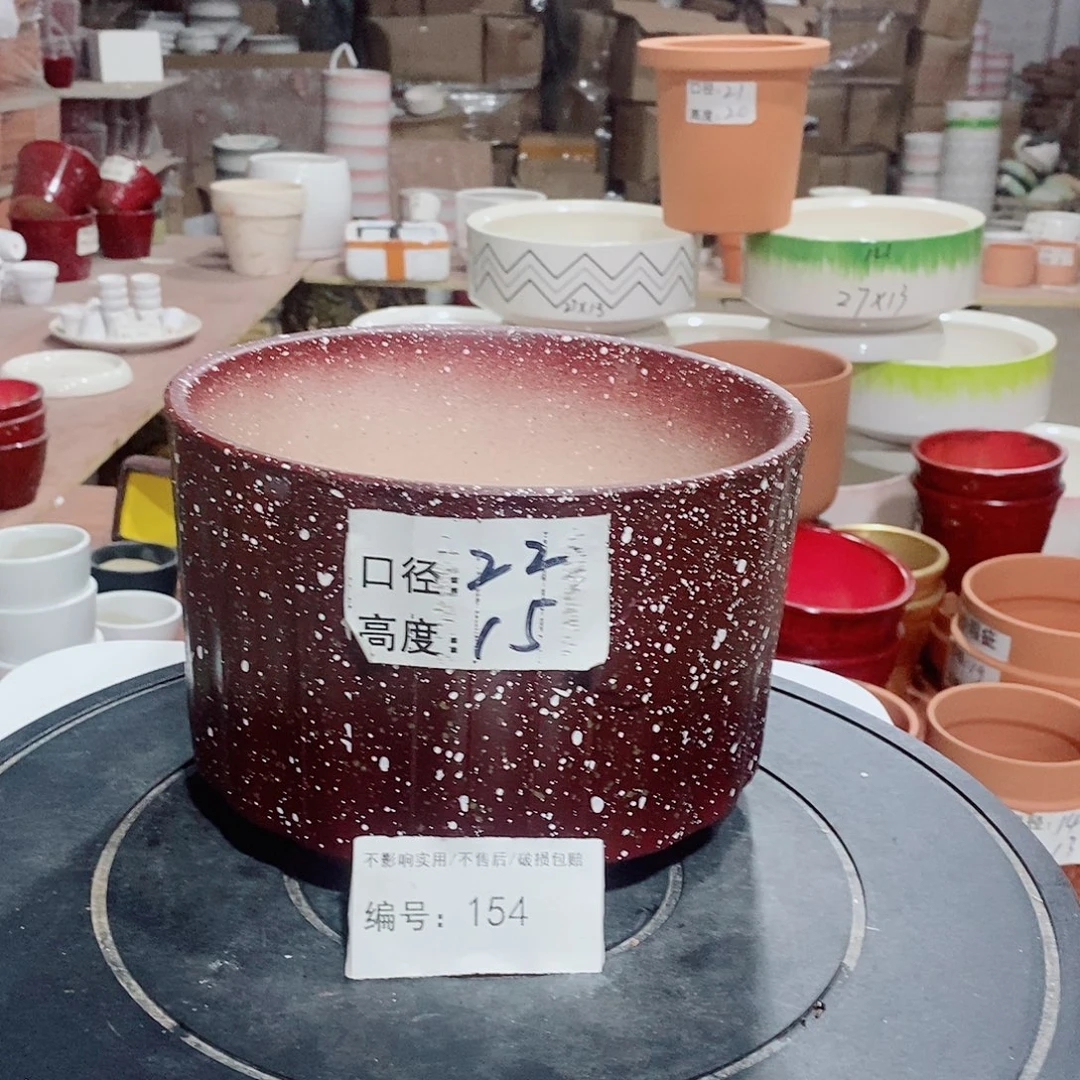 微瑕花盆-154-口22×15-1个