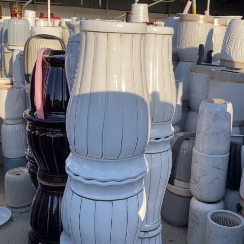 高腰花口白金南瓜大号 口30/50