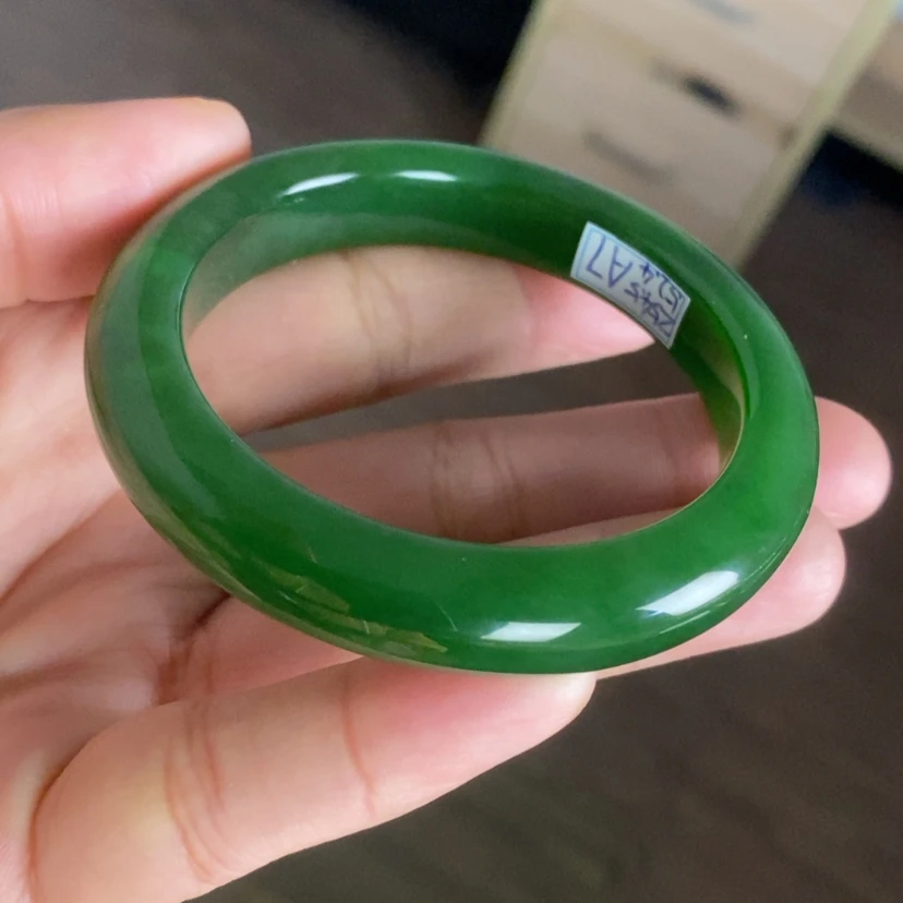 【闪购商品】未镶嵌手镯和田玉（碧玉）