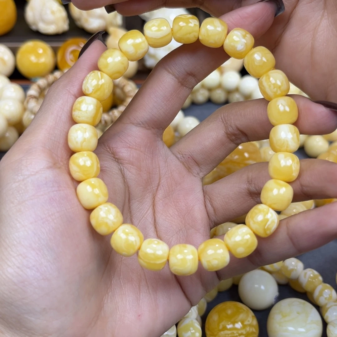 琥珀未镶嵌手串10mm