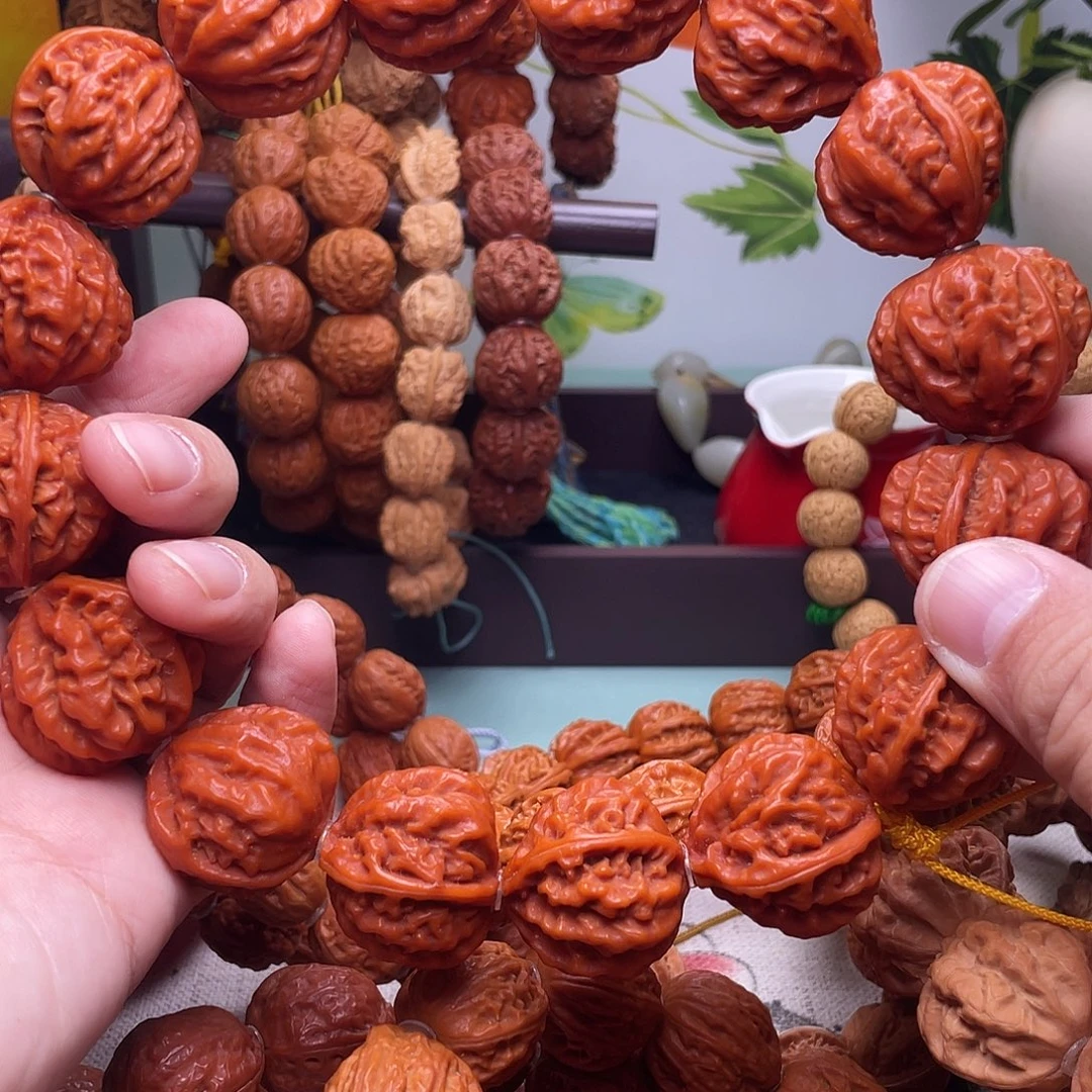 玄***一手串文玩核桃秋子