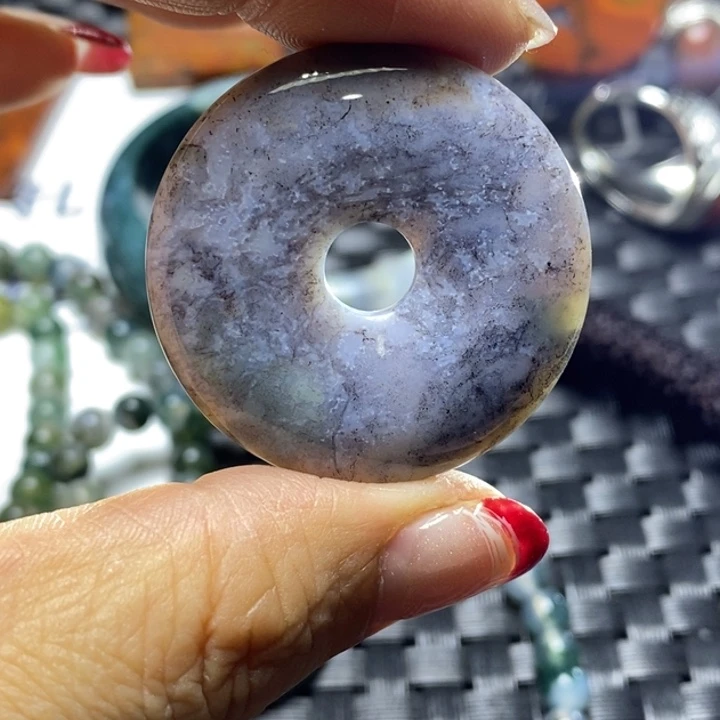 玛瑙/玉髓颈饰足银镀金镶嵌史****2