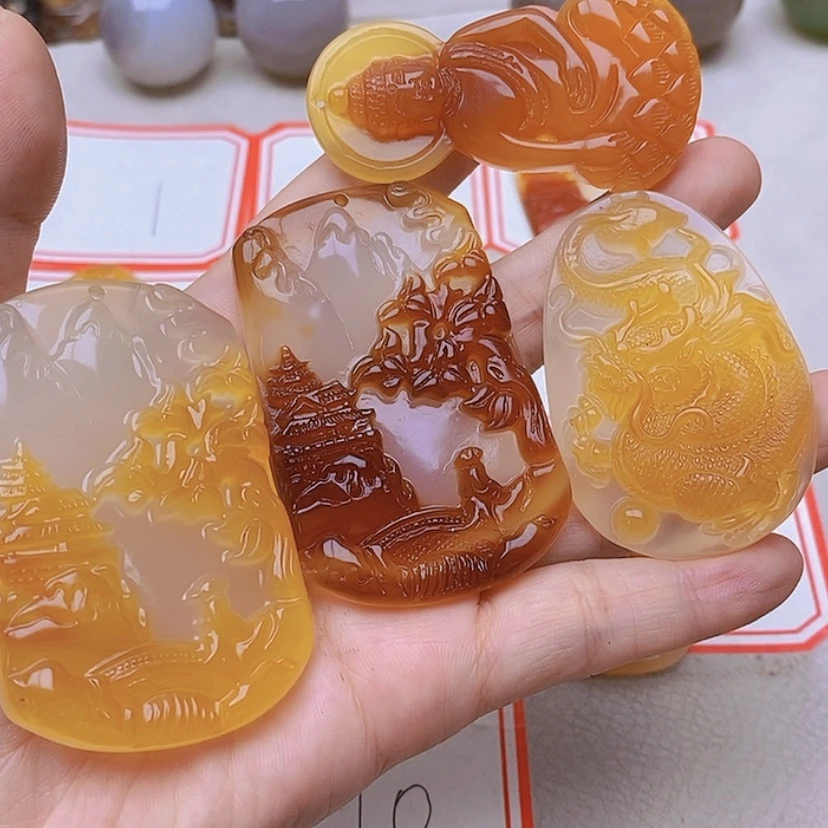 【闪购商品】玛瑙/玉髓未镶嵌珠宝半成品梦*