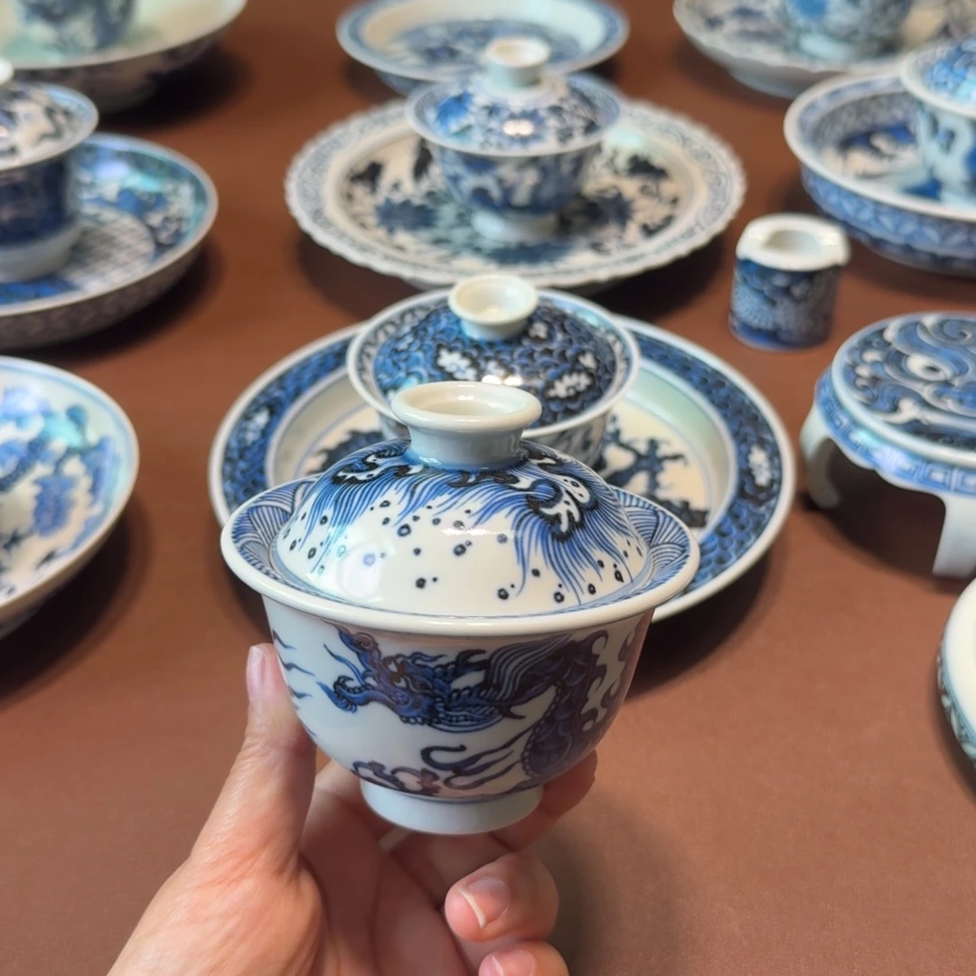 手工手绘茶具微瑕