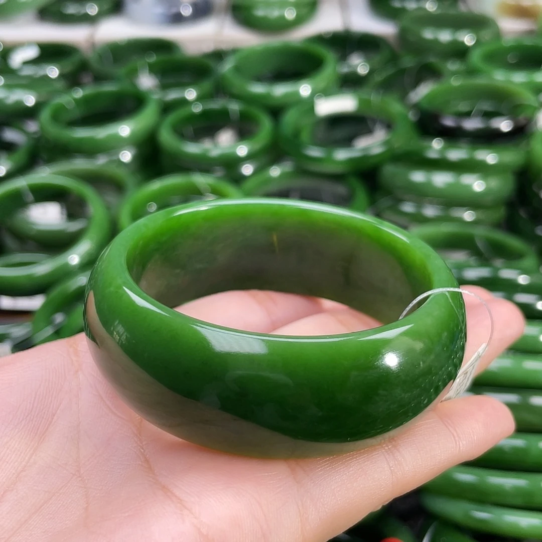 未镶嵌手镯和田玉（碧玉）罗*