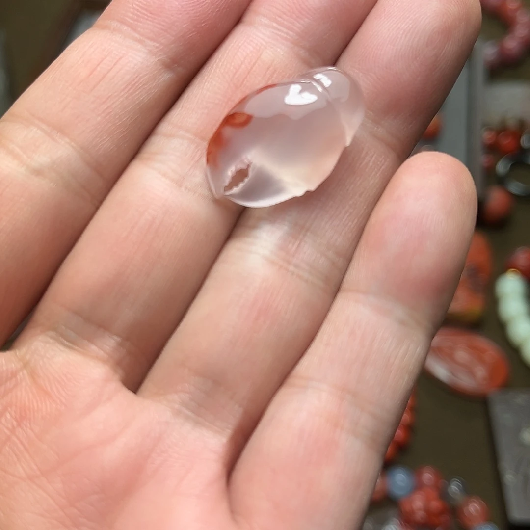 南红玛瑙未镶嵌吊坠(不含链)