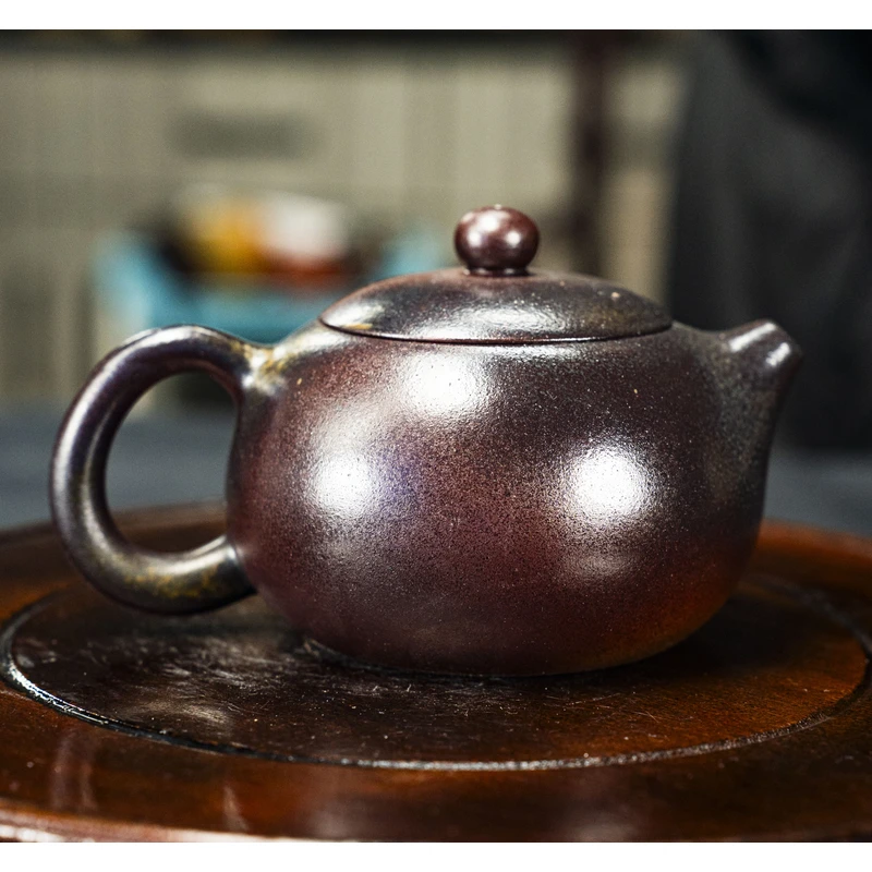 6727宜兴紫砂手工制作柴烧西施紫砂壶纯手工正国工CYQ