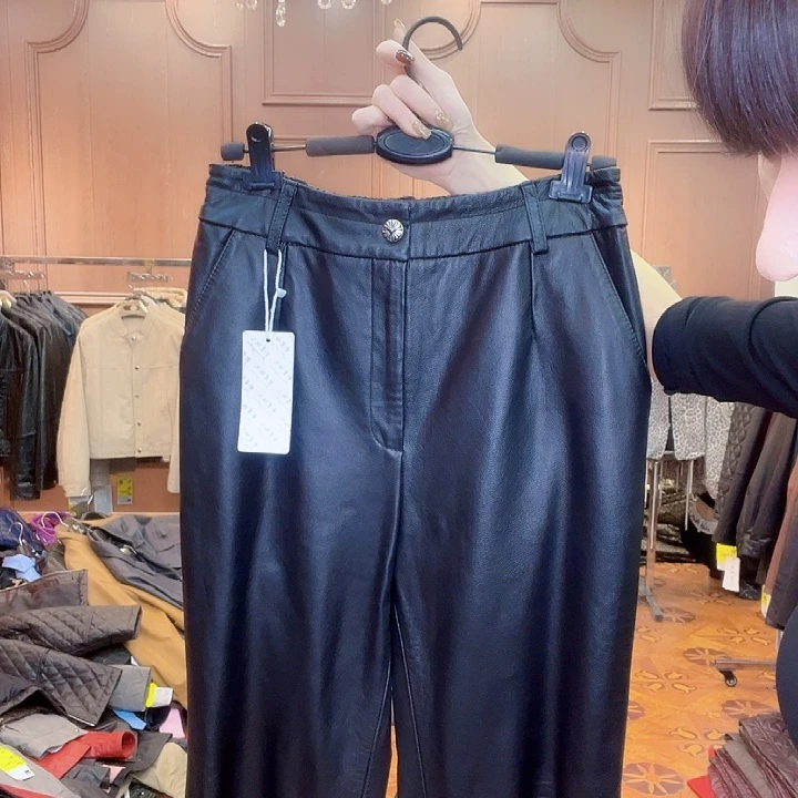 90……100斤皮长裤，