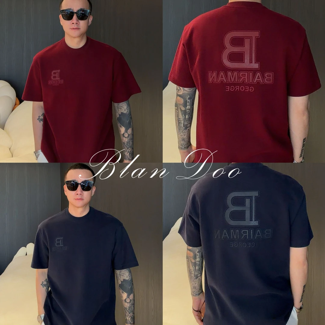(秋款)BLANDOO "高端质感” 男士轻奢舒适立体Logo短袖T恤3BD5210