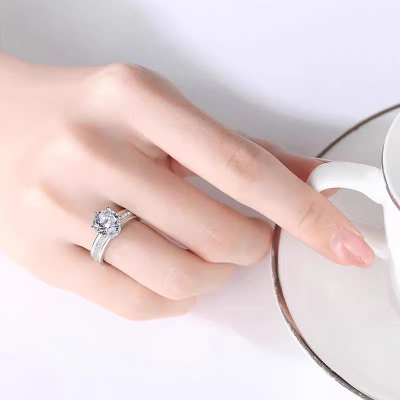 《北北定制》许愿池女戒1.0ct