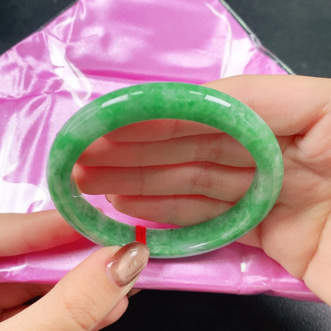 翡翠未镶嵌手镯56圈Z1023