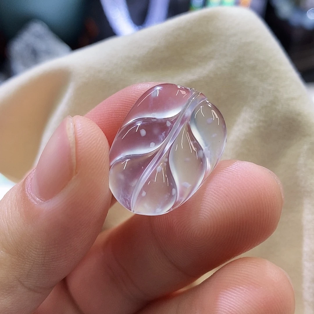 未镶嵌挂件翡翠特价雪花棉叶子