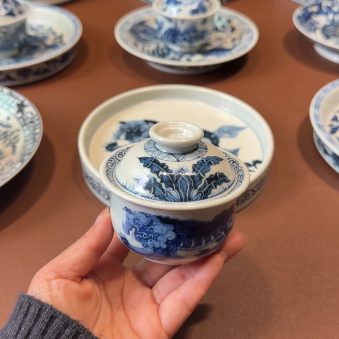 手工手绘茶具微瑕