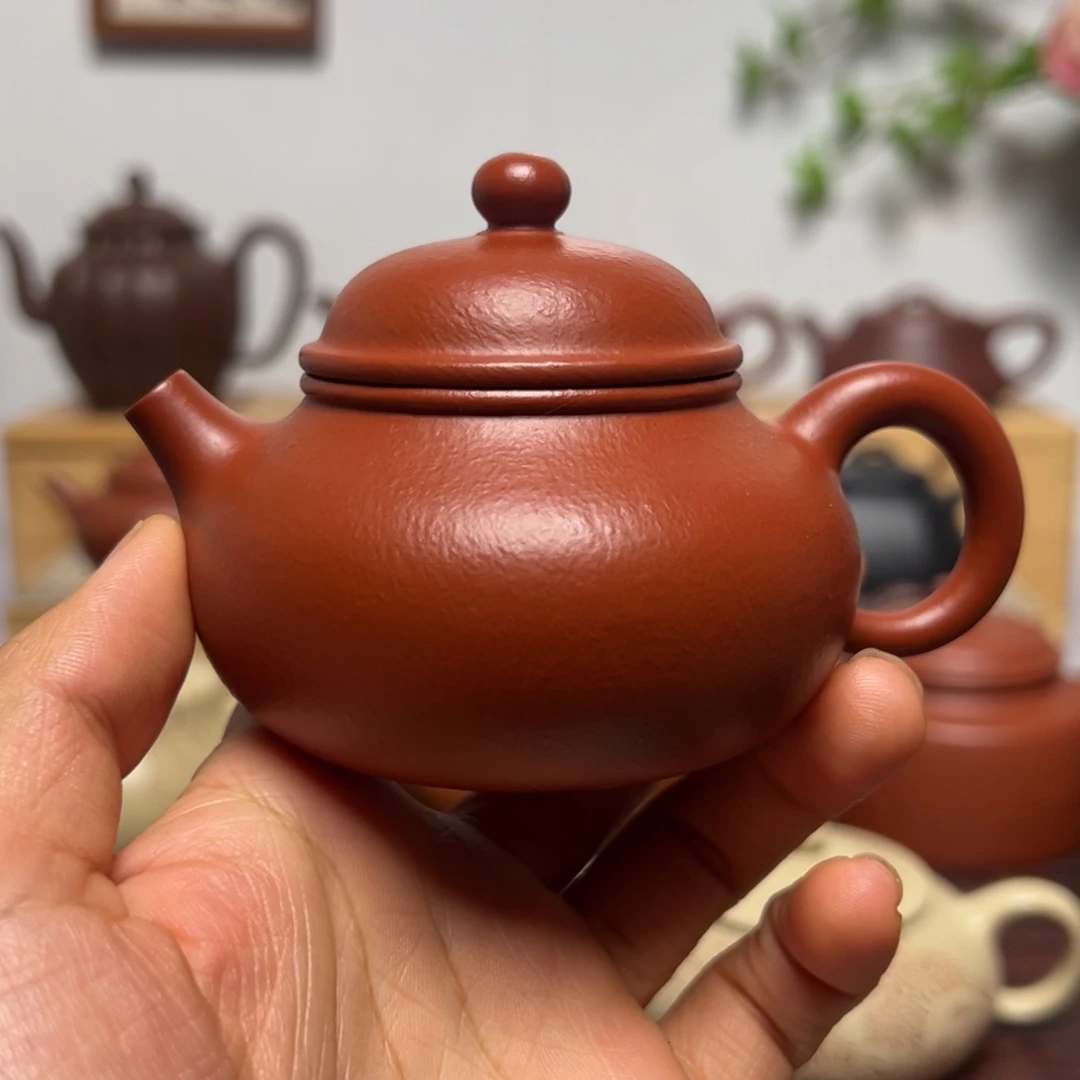 茶壶紫砂120cc 全手工 容天