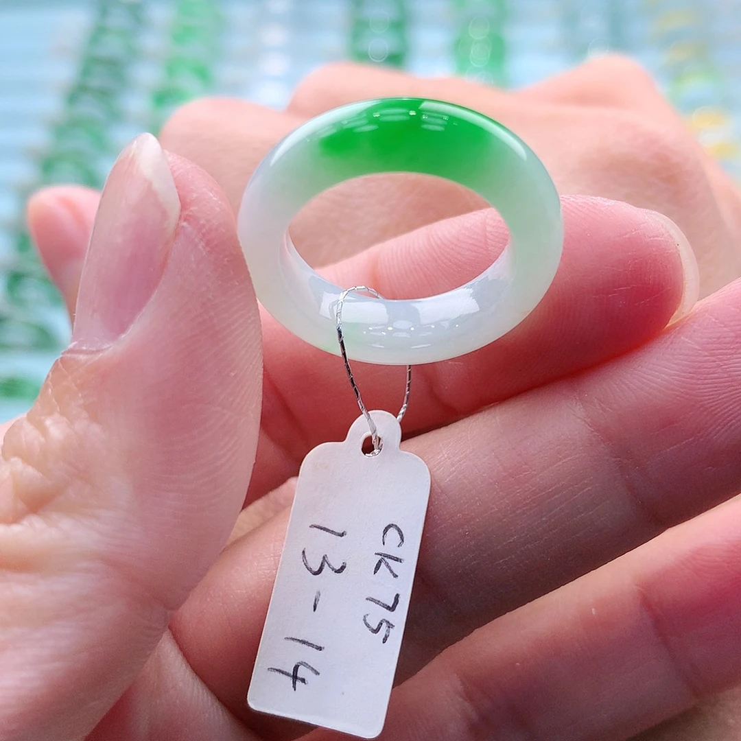 未镶嵌戒指翡翠A货缅甸翡翠