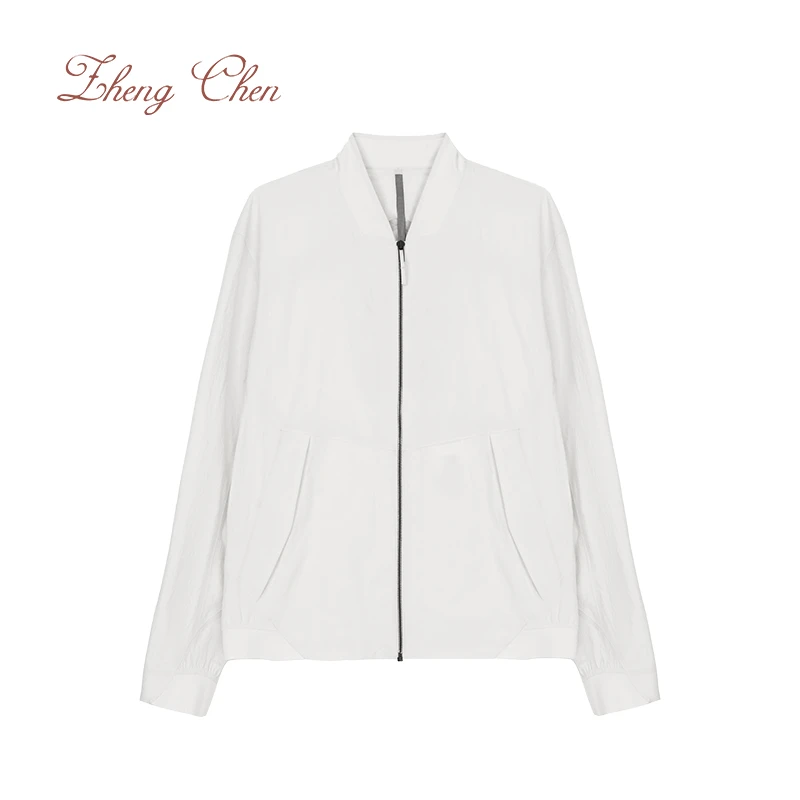 veilanca进口原版面料防水微皱棉感Bomber夹克P-K95816