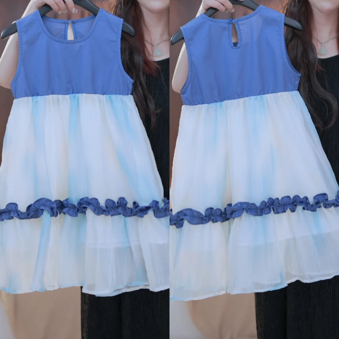 【YY】2025*儿童连衣裙夏季新款女童洋气时尚透气网纱夏款251187