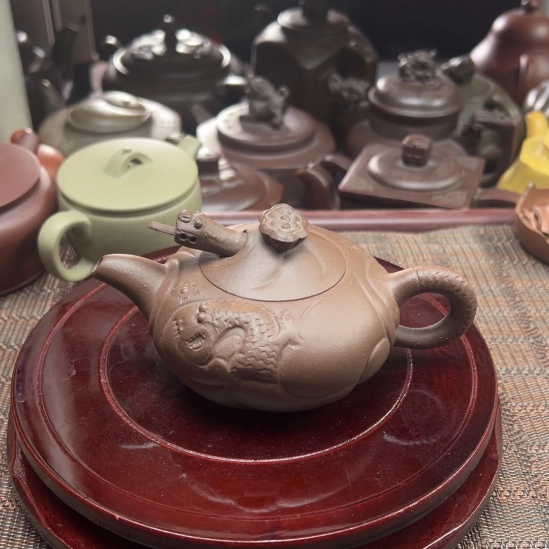 茶壶紫砂宜兴原矿紫砂壶150毫升容量