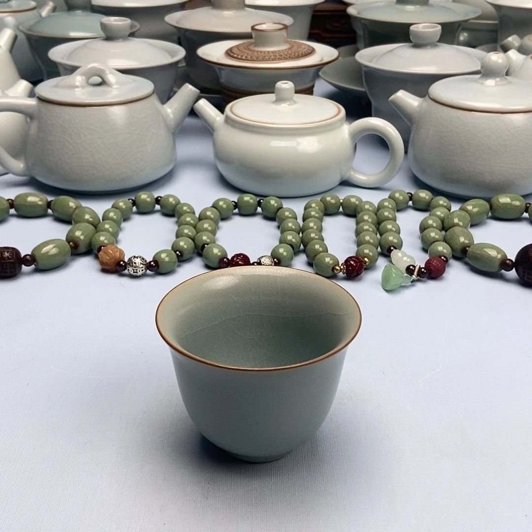 杯仿古铃铛杯原矿原釉原产地