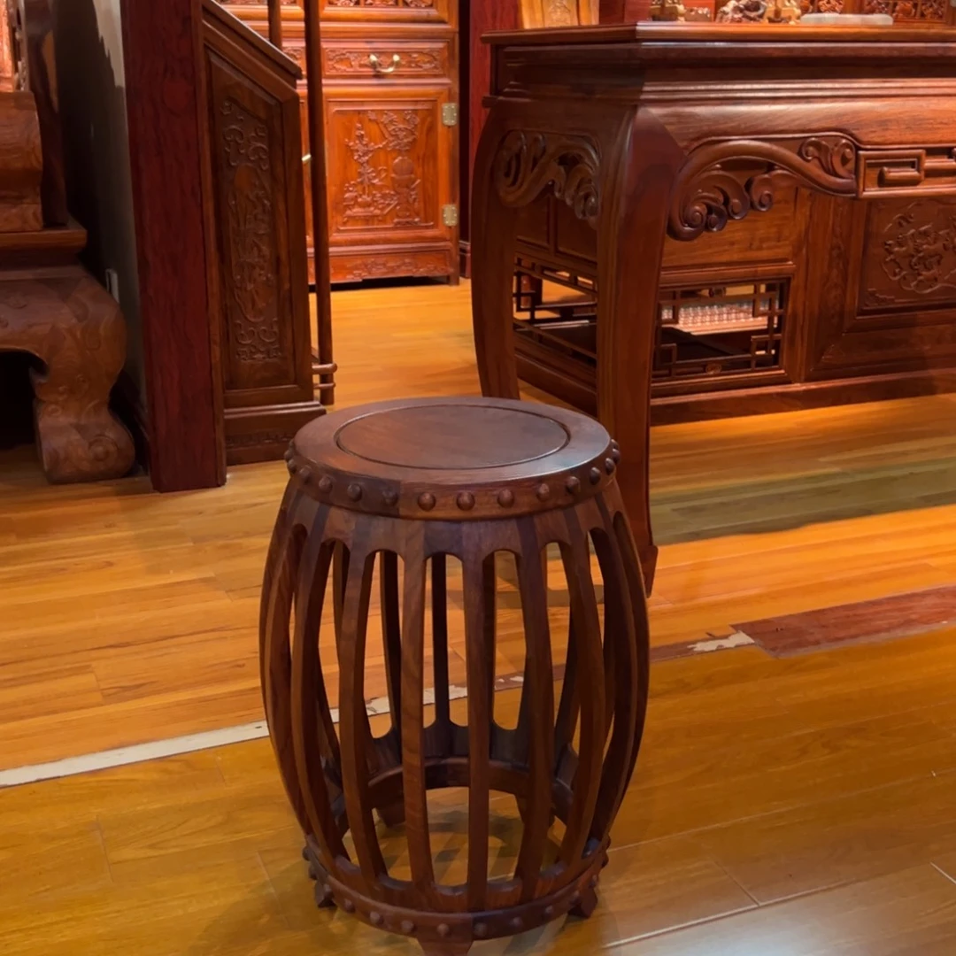 花梨木类家具?****丽鼓凳
