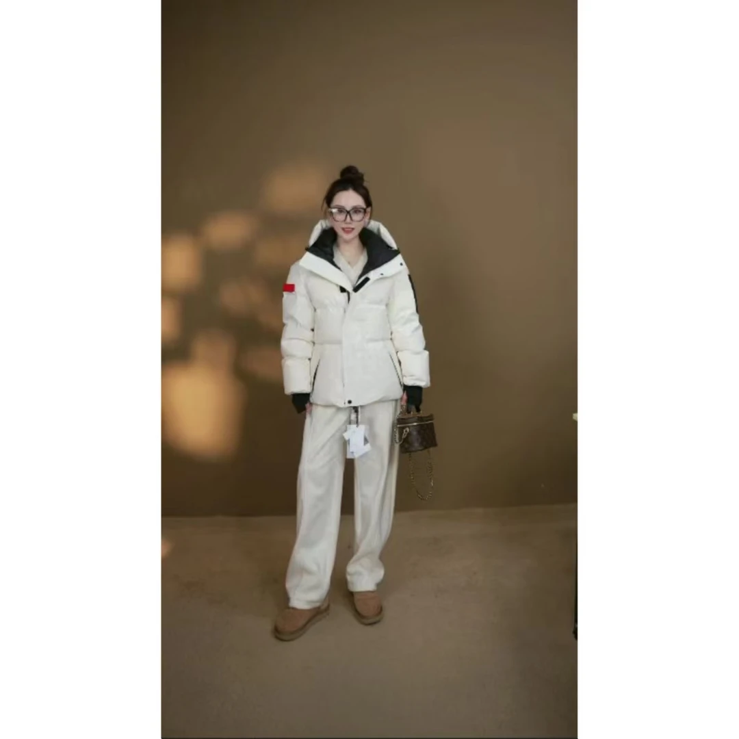 【明星同款】蒙口安情侣款鹅绒服893