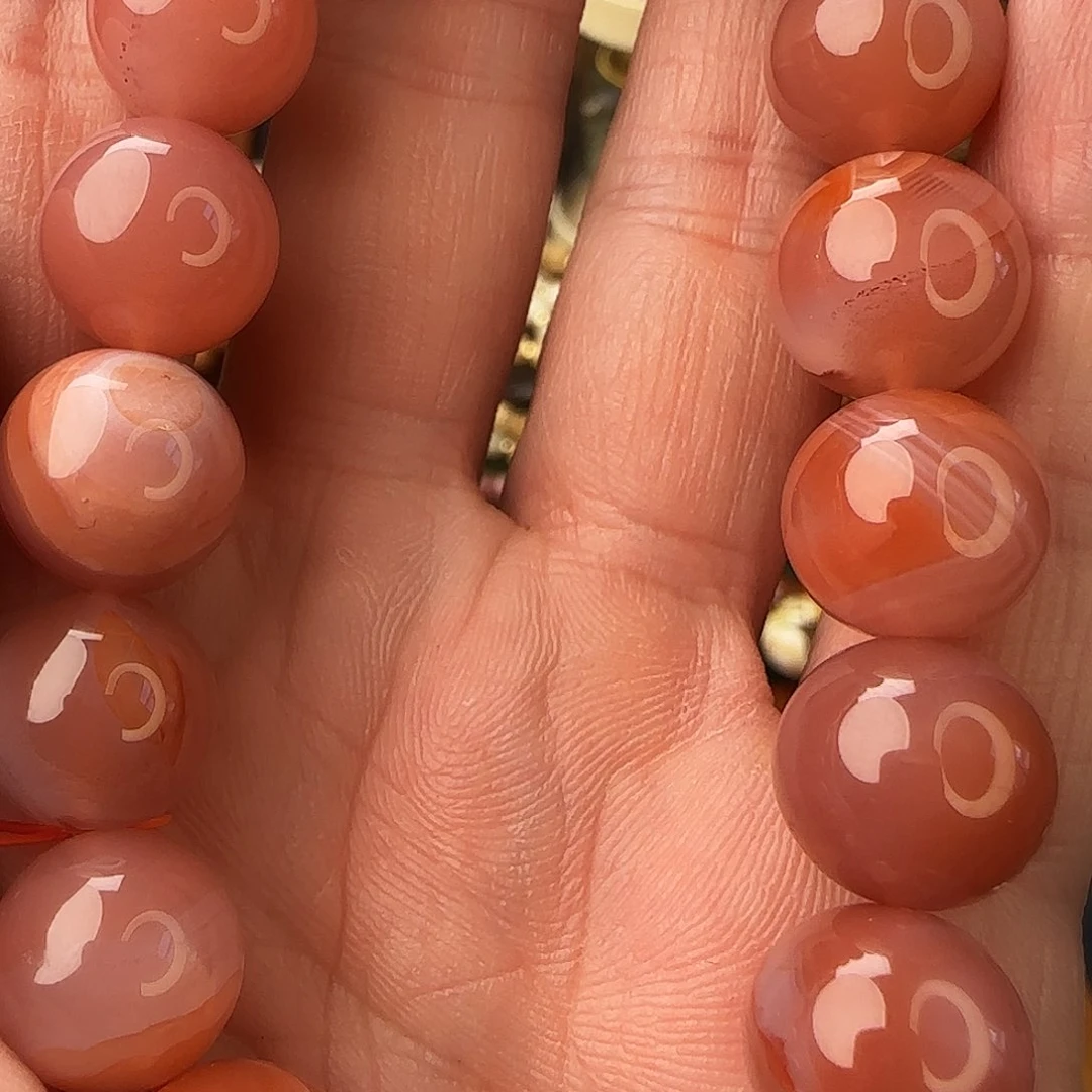 南红玛瑙手链未镶嵌