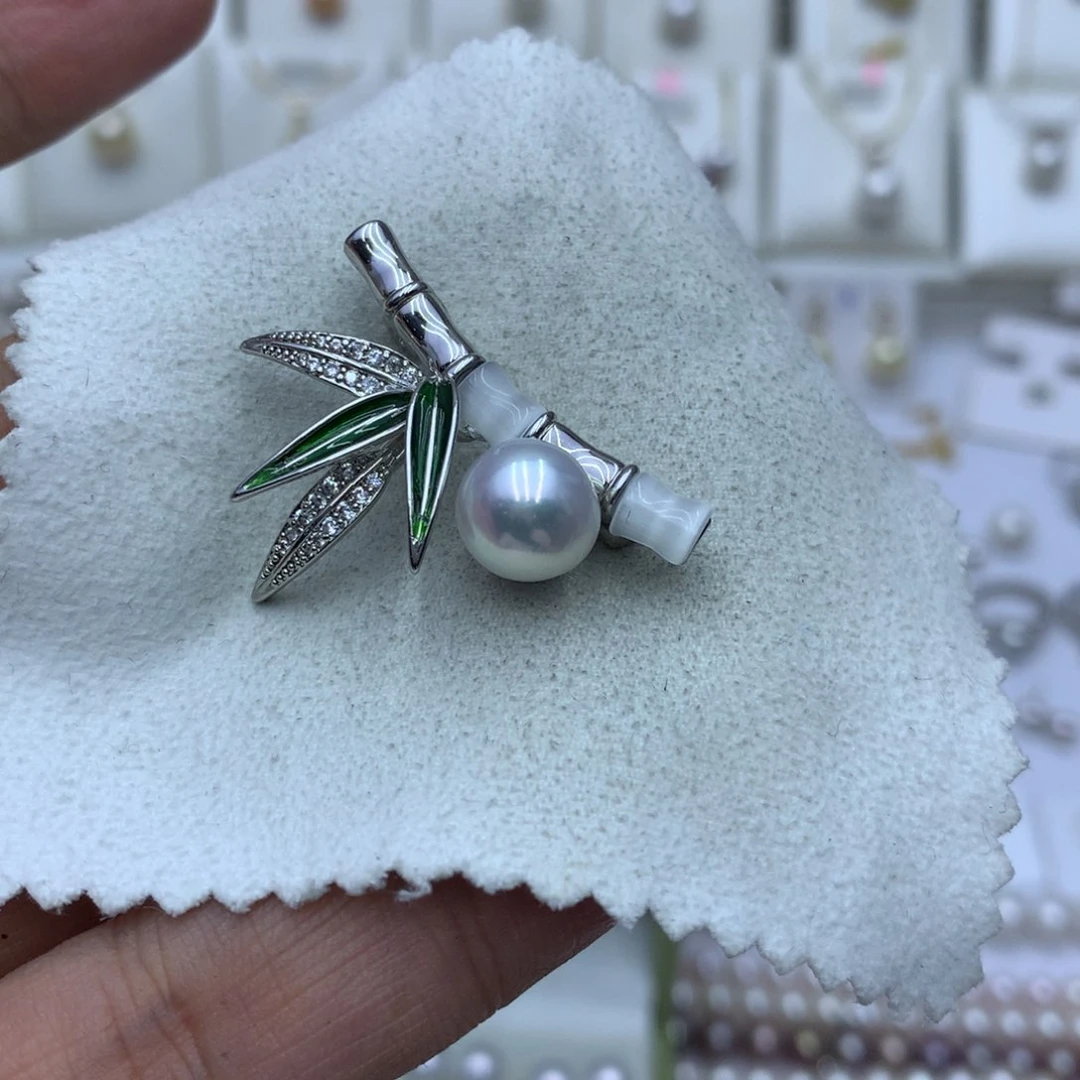 淡水珍珠胸针未镶嵌我***果