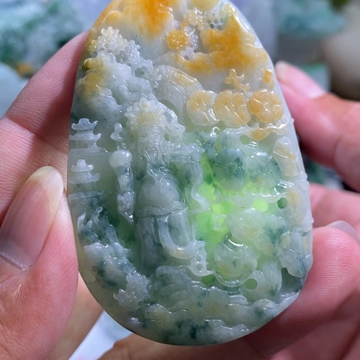 【闪购商品】翡翠挂件未镶嵌111111111111
