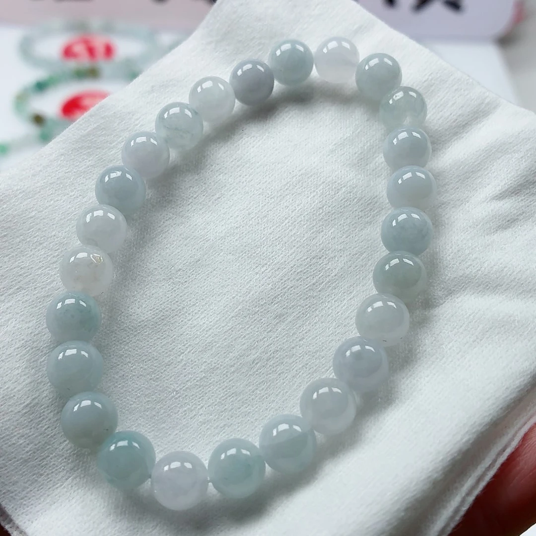 翡翠未镶嵌手链卡7.6（货中）