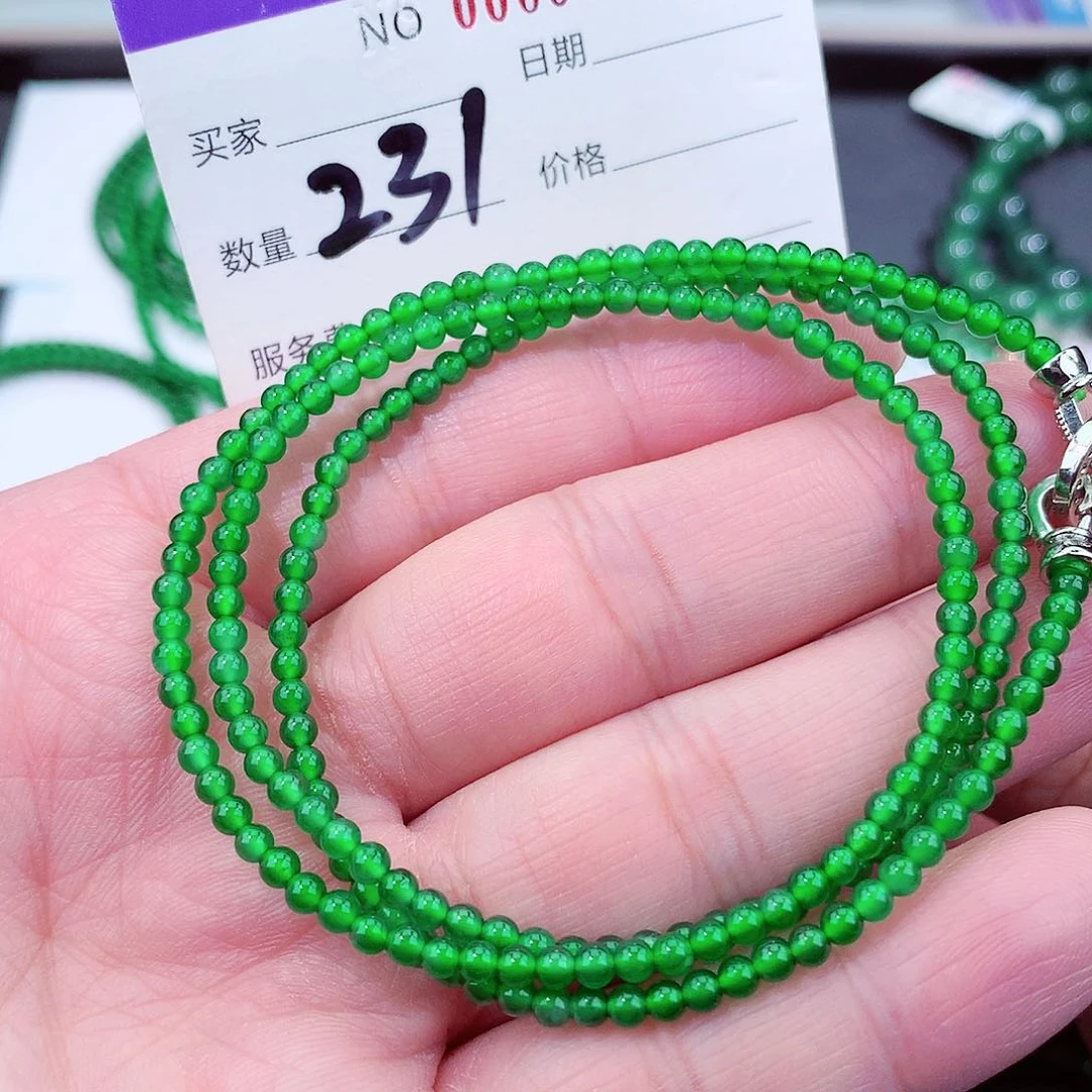 翡翠手链未镶嵌天然翡翠手链未镶嵌