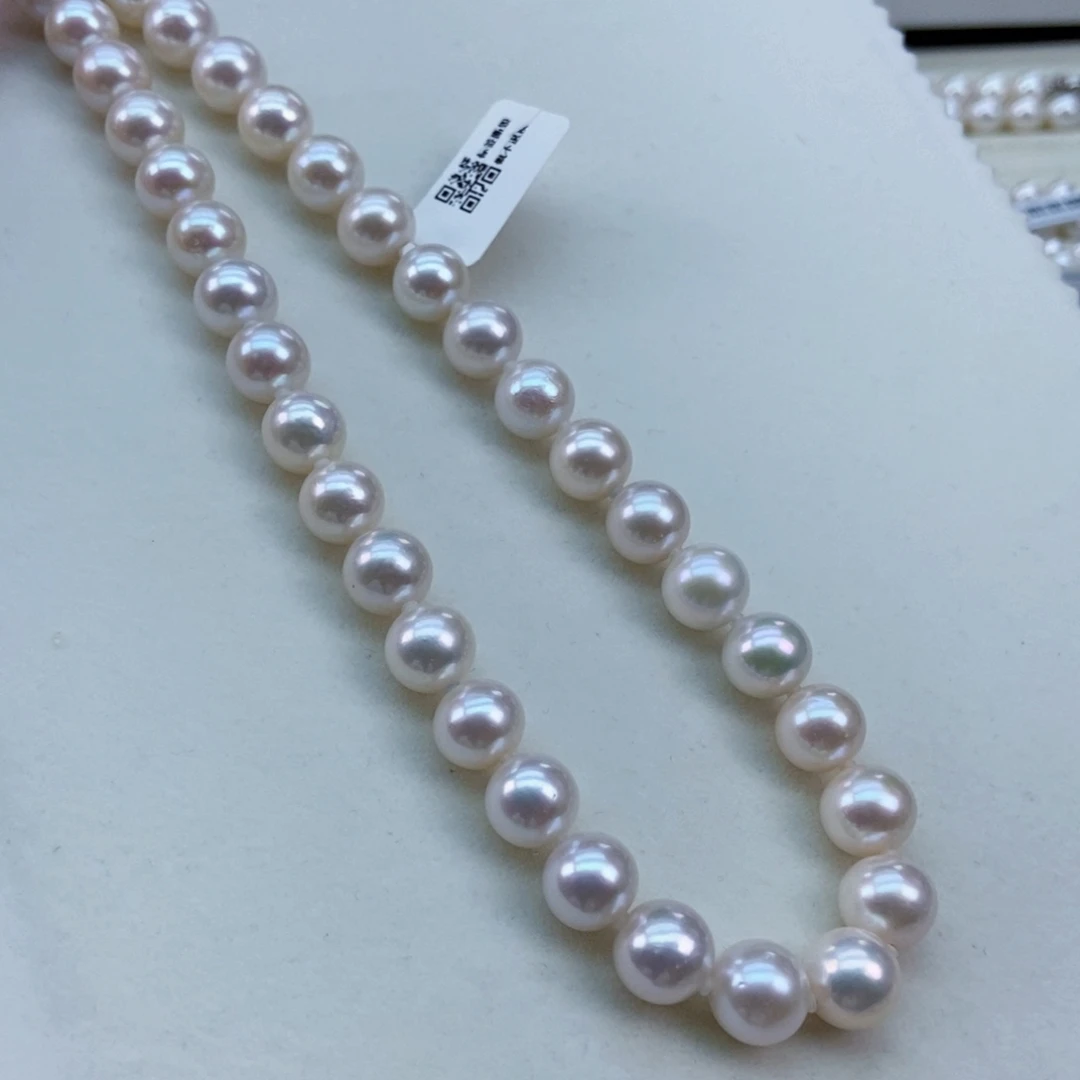 淡水珍珠银S925镶嵌10/11炫彩极强光干净细腻