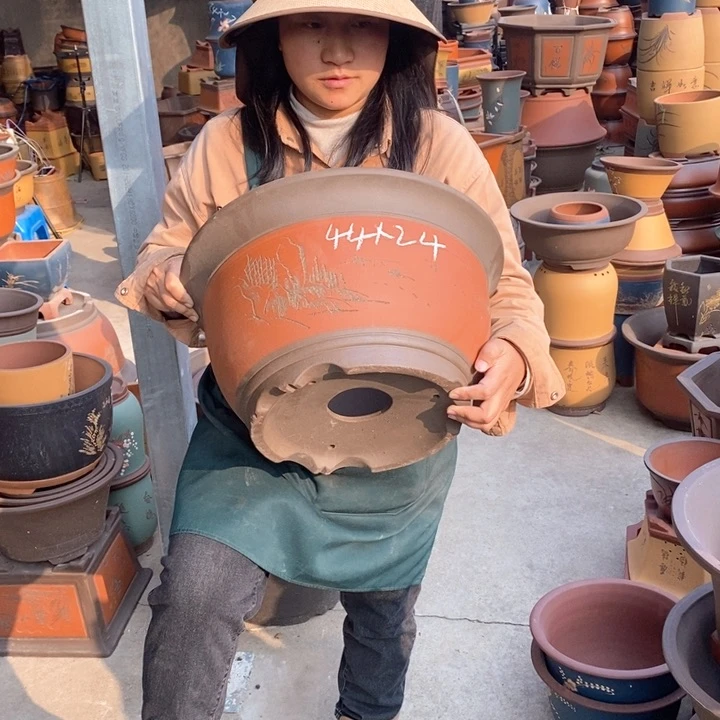 紫砂花盆紫砂花盆