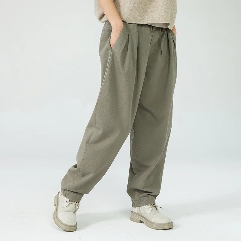 女装瑕疵品303232221宽松百搭时尚休闲通勤长裤女秋款
