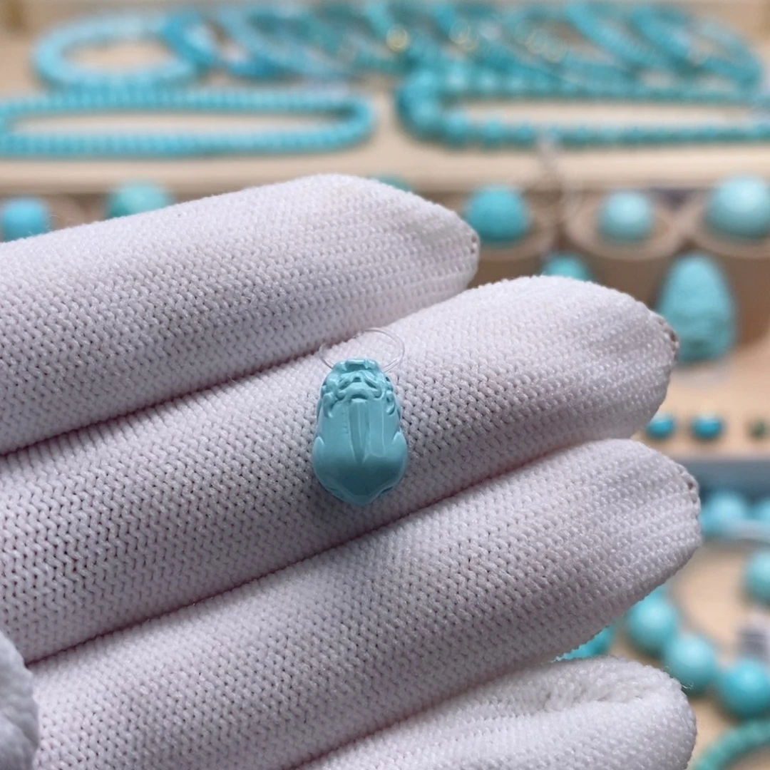 未镶嵌绿松石珠宝奇石