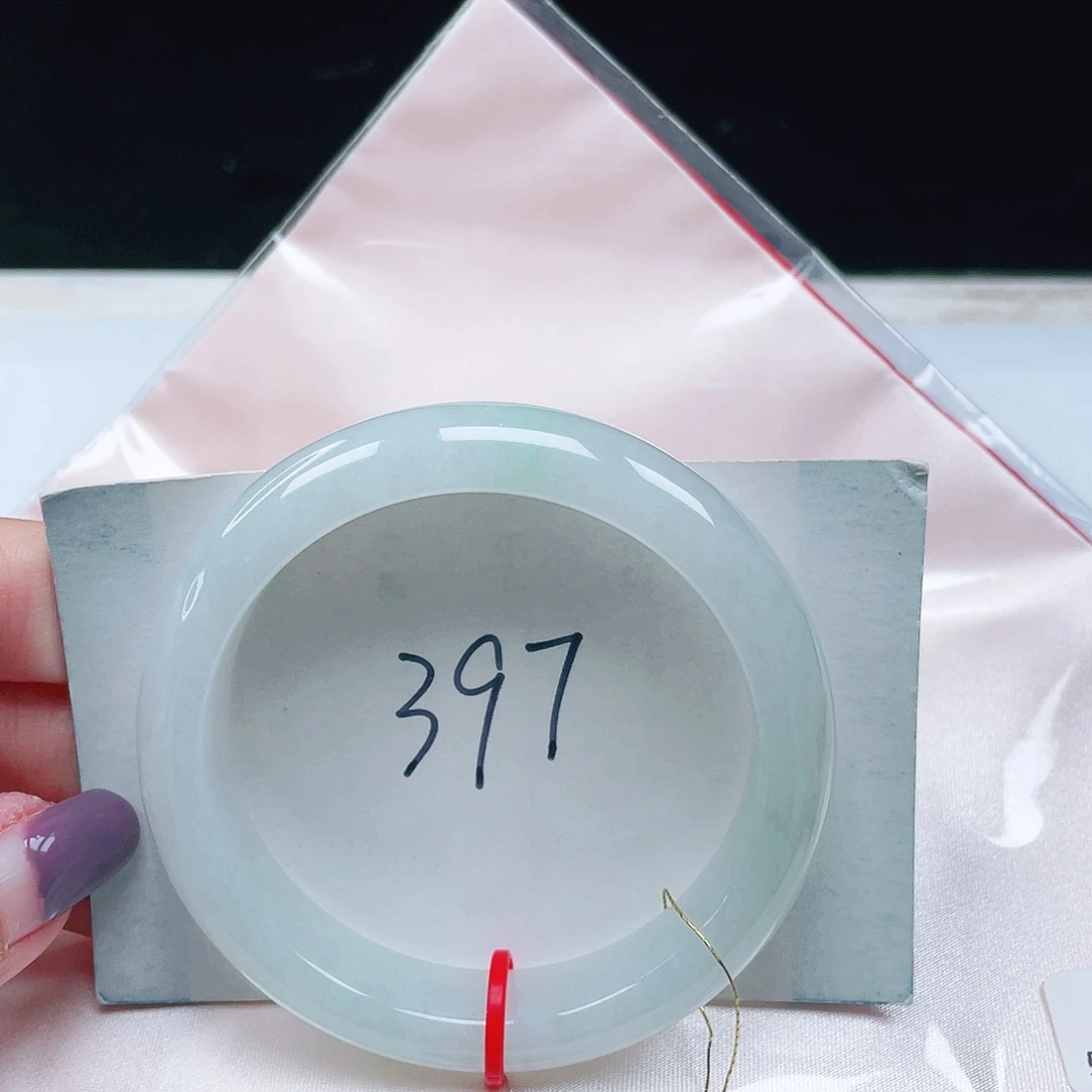 翡翠未镶嵌手镯缅甸翡翠54+