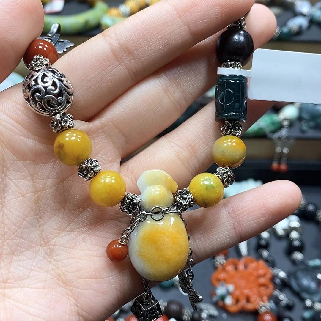 翡翠未镶嵌手链手链