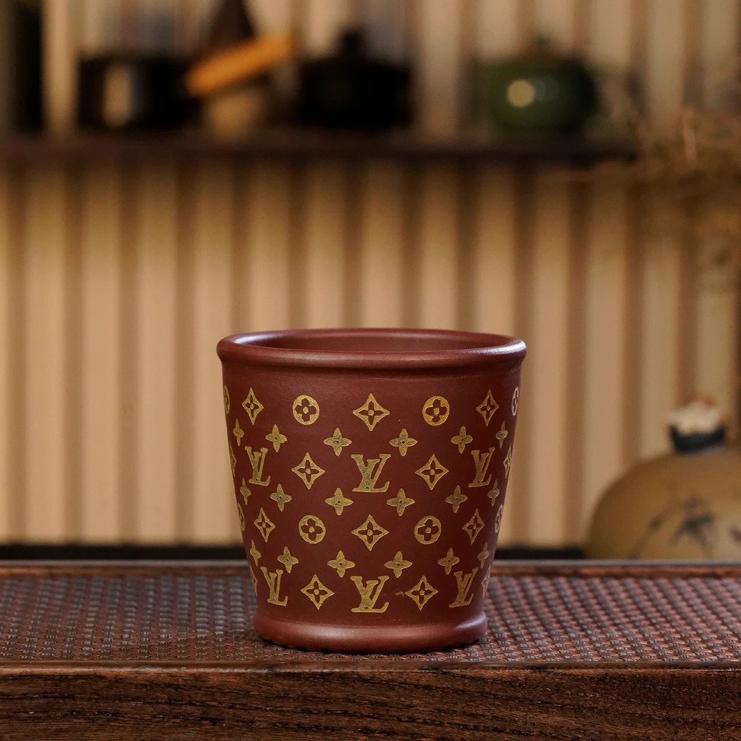 GS13-039  宜兴手工紫砂   主人杯