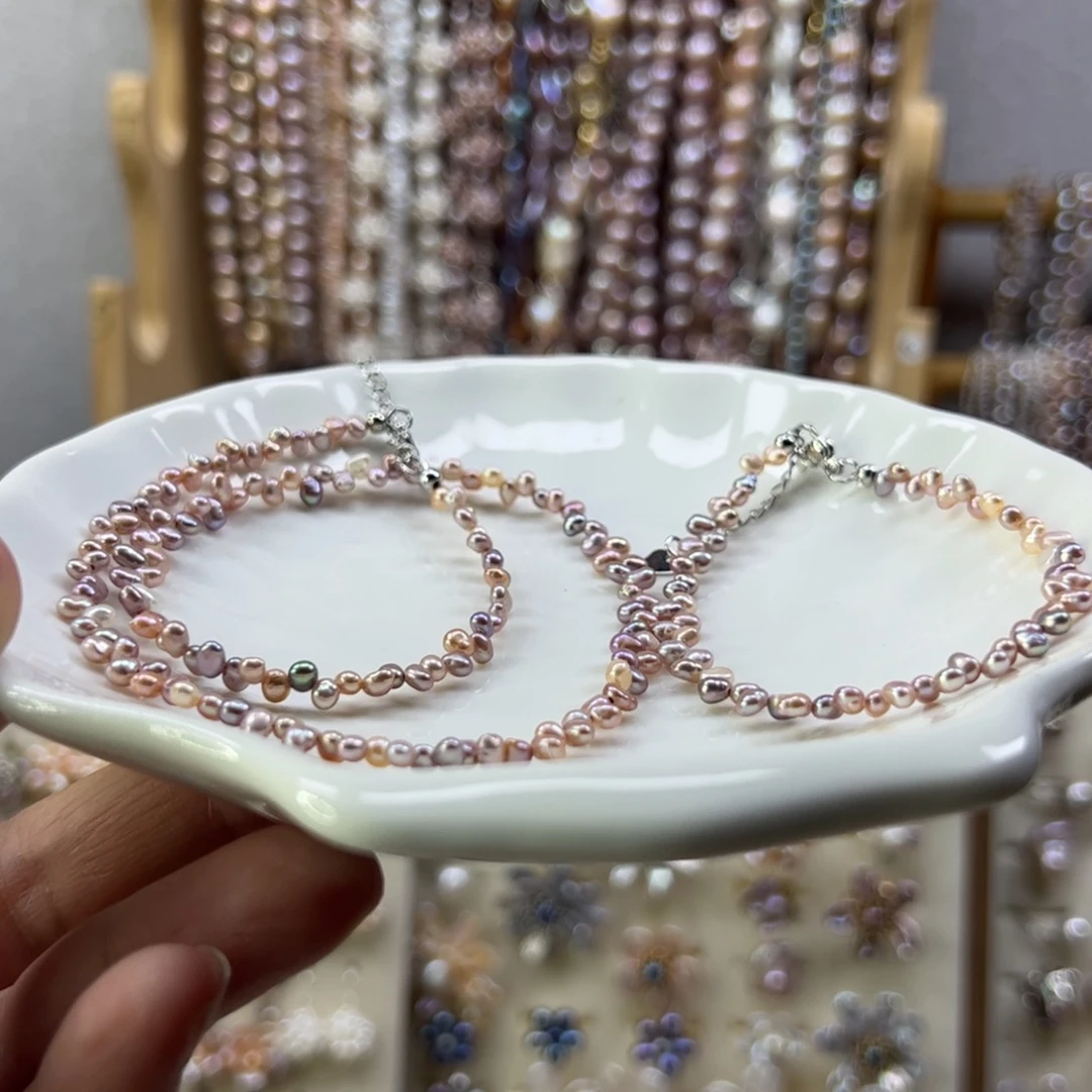 合金淡水珍珠手绳