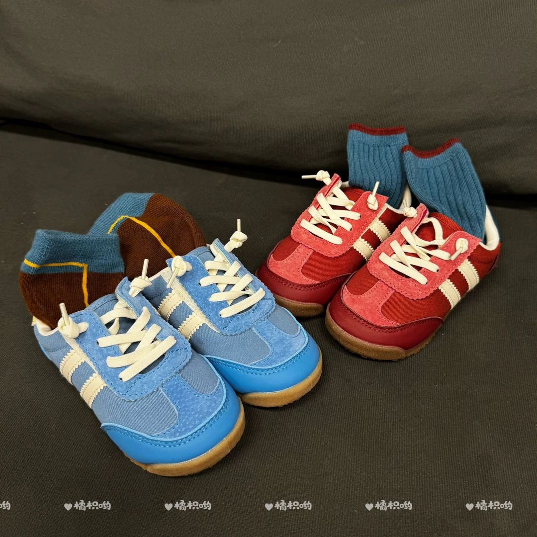 【橘枳哟】男女童软底休闲德训鞋