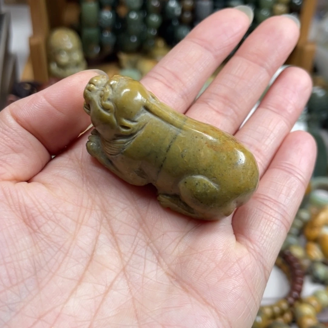 【闪购商品】岫岩河磨玉（透闪石质玉）挂件未镶嵌