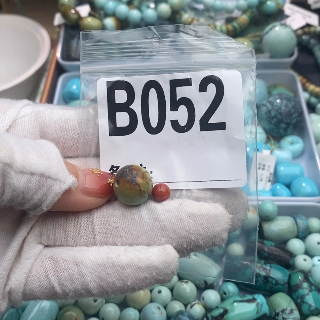 未镶嵌卡13圆珠南红玛瑙