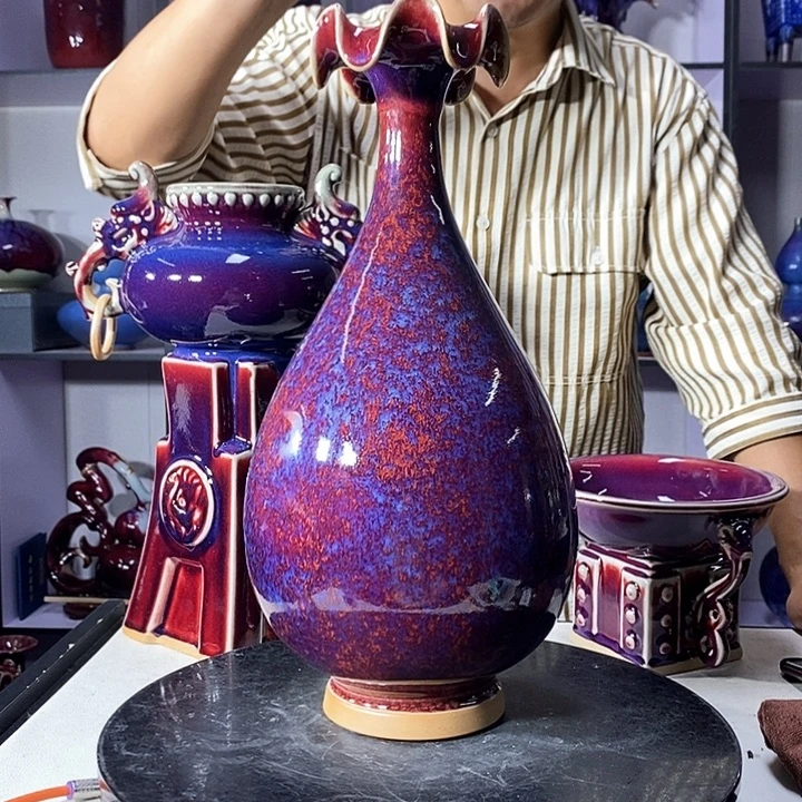 瓷片中国神垕精品钧瓷