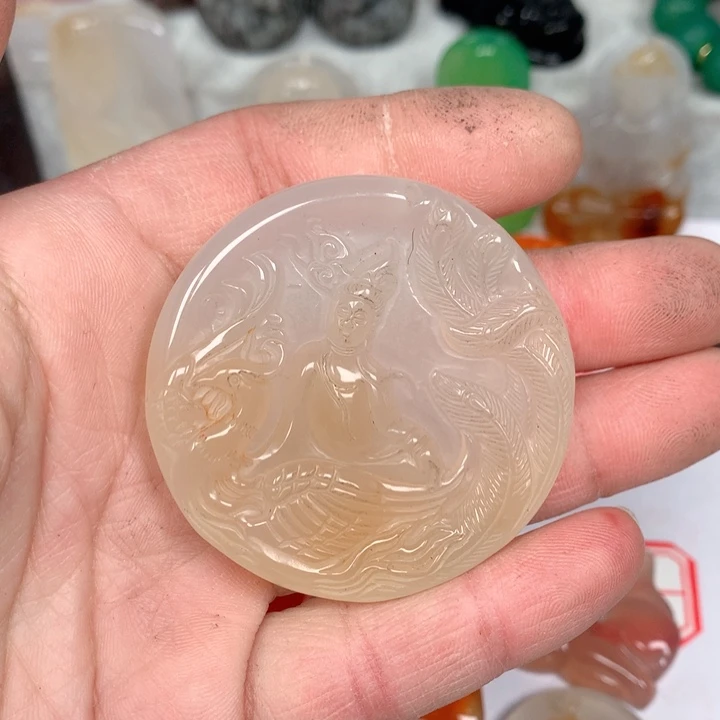 玛瑙/玉髓颈饰未镶嵌彼**开