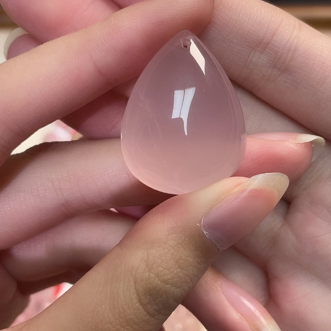 水晶未镶嵌手串粉水晶吊坠wf225 191号