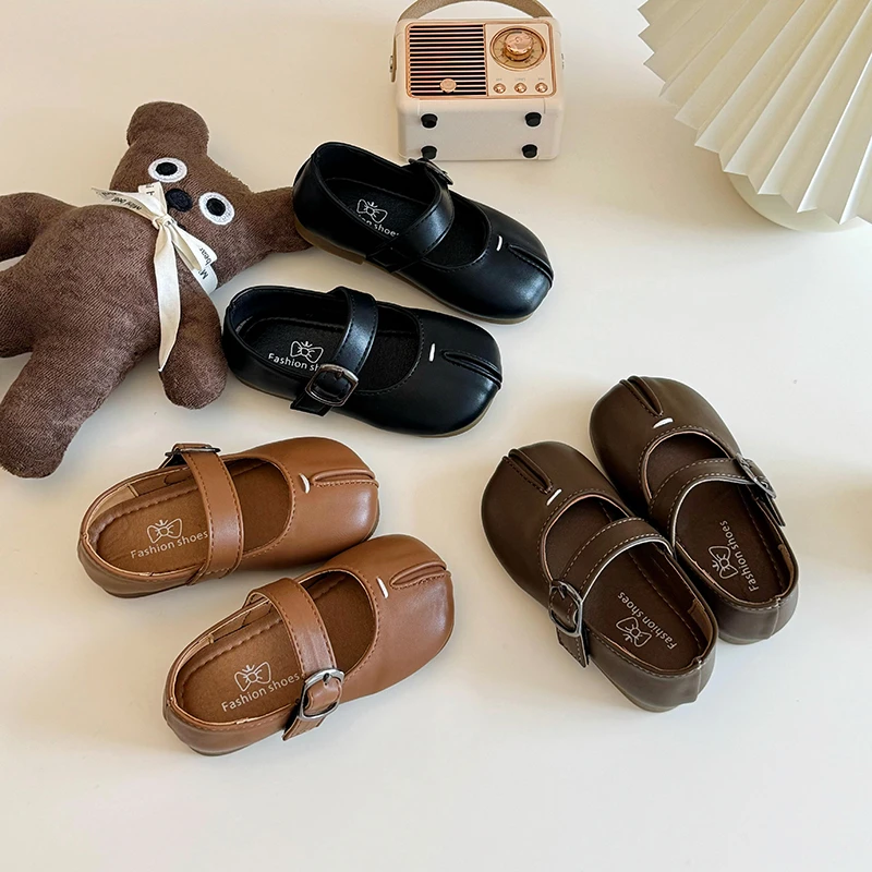 儿童皮鞋2025春秋季新款女孩公主鞋小香风软底宝宝单鞋女童马蹄鞋