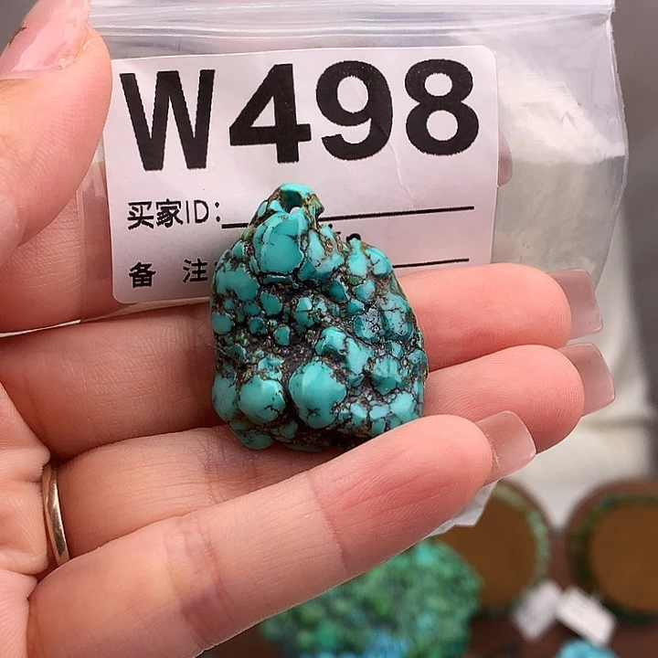 绿松石未镶嵌原矿