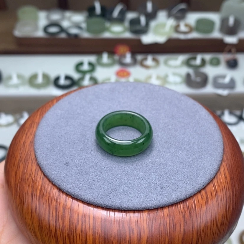 【闪购商品】未镶嵌戒指和田玉  和田玉戒 10-2