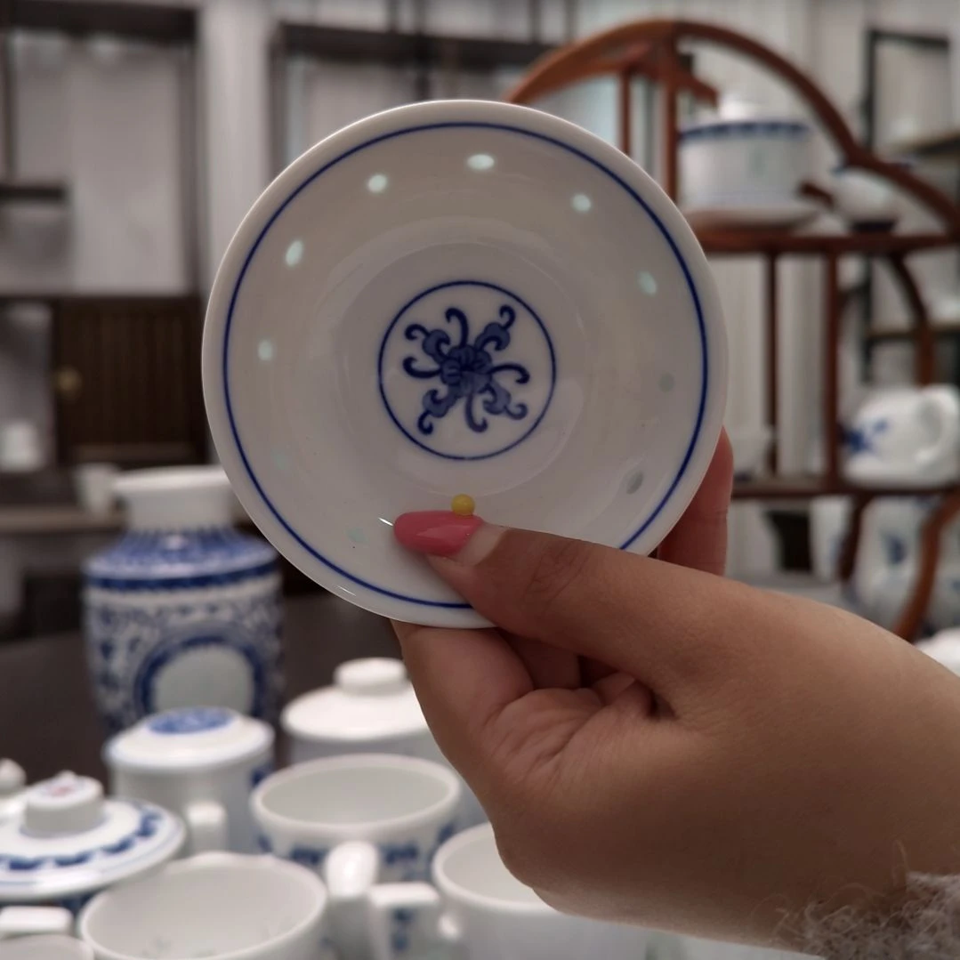 陶瓷青花通用味碟十只装