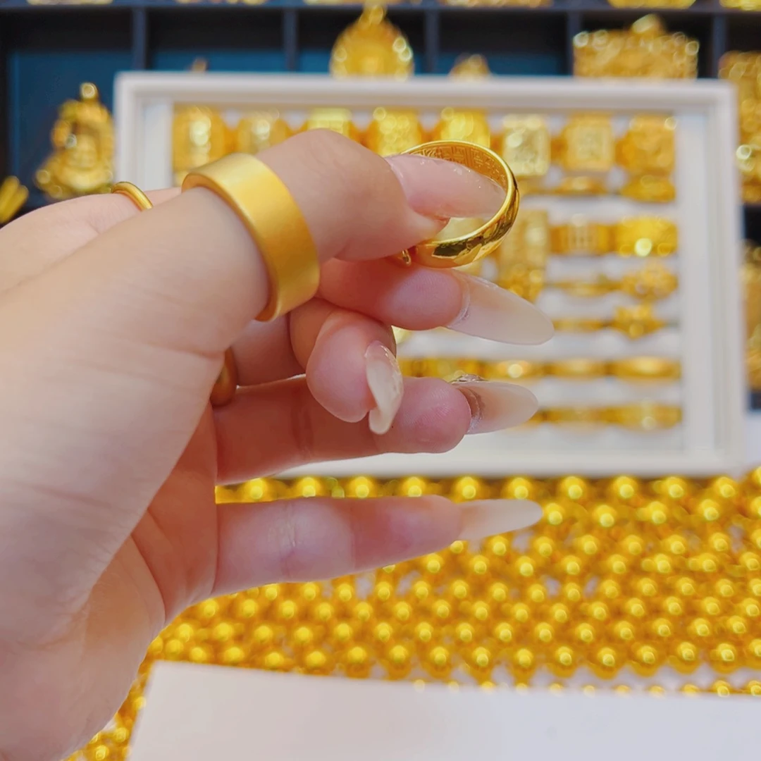 合金合金开口小光戒